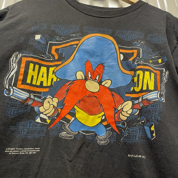 1991 Looney Tunes Harley Davidson Tee