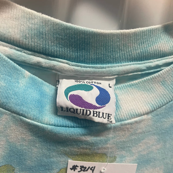 90s Liquid Blue Earth AOP Tee