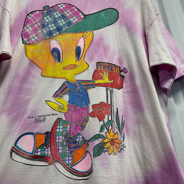 1995 Tweety Tye Dye Tee