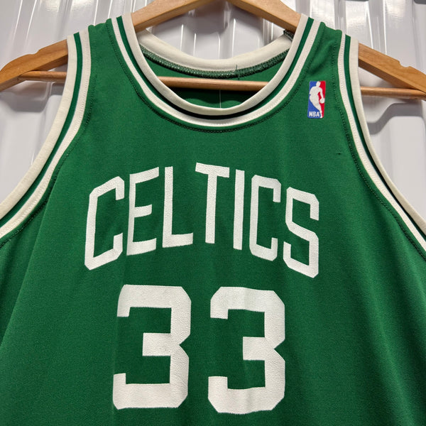 80s Larry Bird Sand-Knit Boston Celtics Jersey