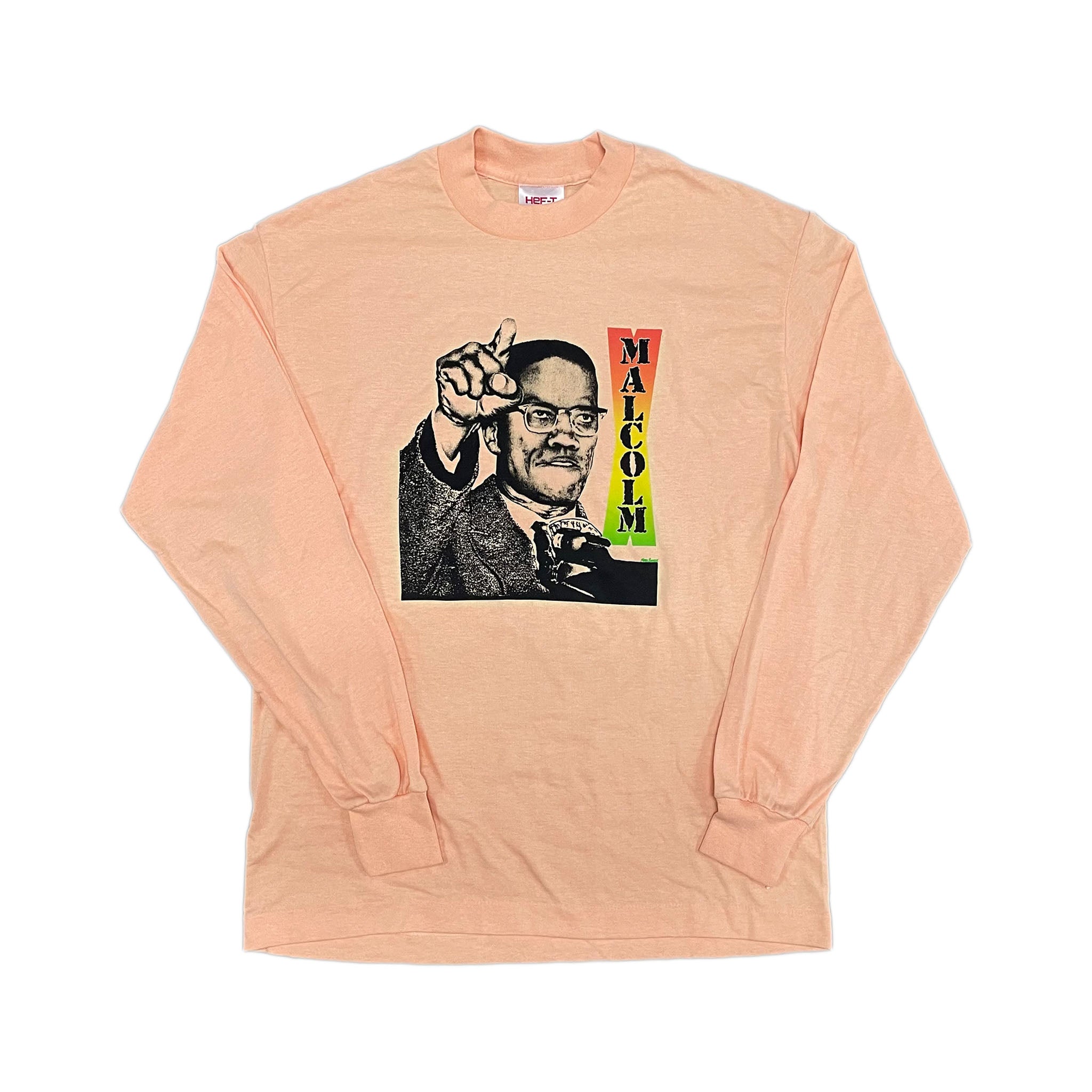 90s Malcolm X Longsleeve Tee (L)