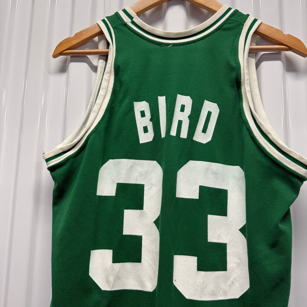 80s Larry Bird Sand-Knit Boston Celtics Jersey