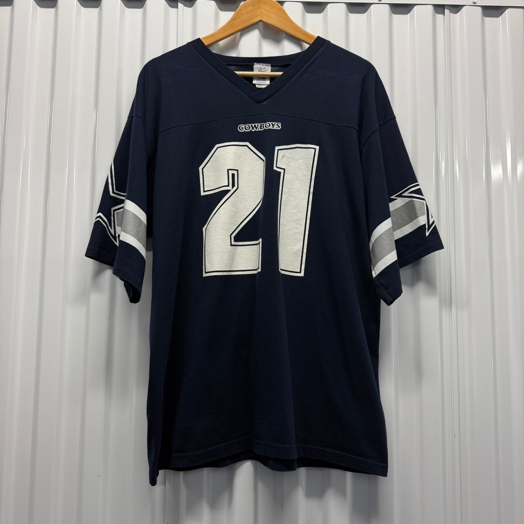 90s Deion Sanders Cowboys Jersey Tee