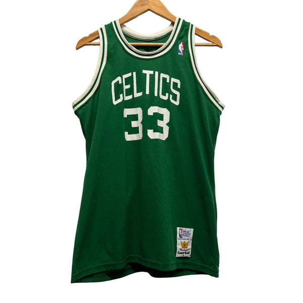 80s Larry Bird Sand-Knit Boston Celtics Jersey
