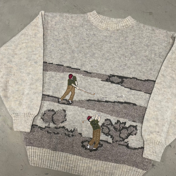 Vintage Golf Sweater (M)