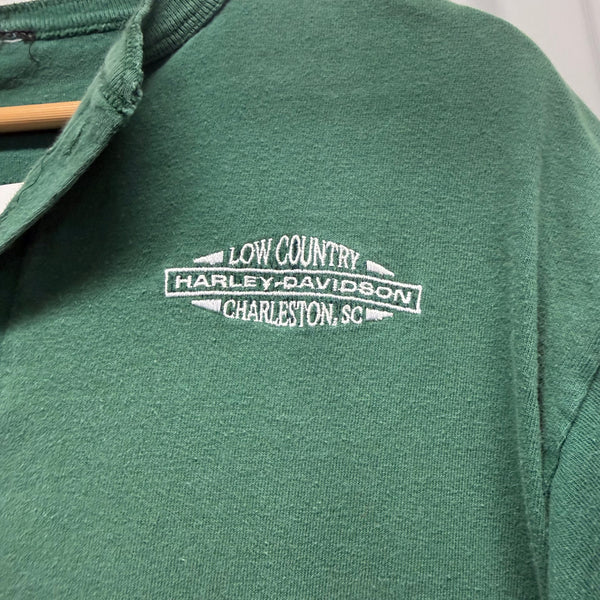90s Lowcountry Harley Button Tee