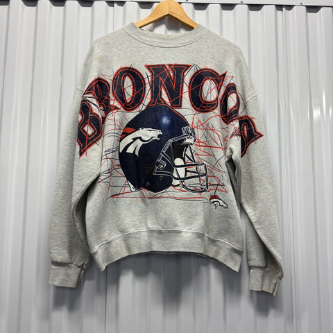90s Broncos Spellout Crew