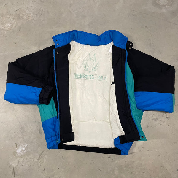 Vintage Members Only Puffer Jacket (XL)