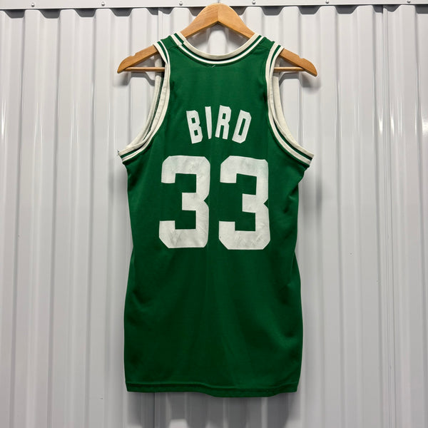 80s Larry Bird Sand-Knit Boston Celtics Jersey