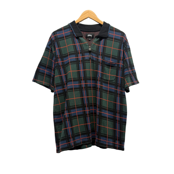 Stussy Plaid Polo Shirt