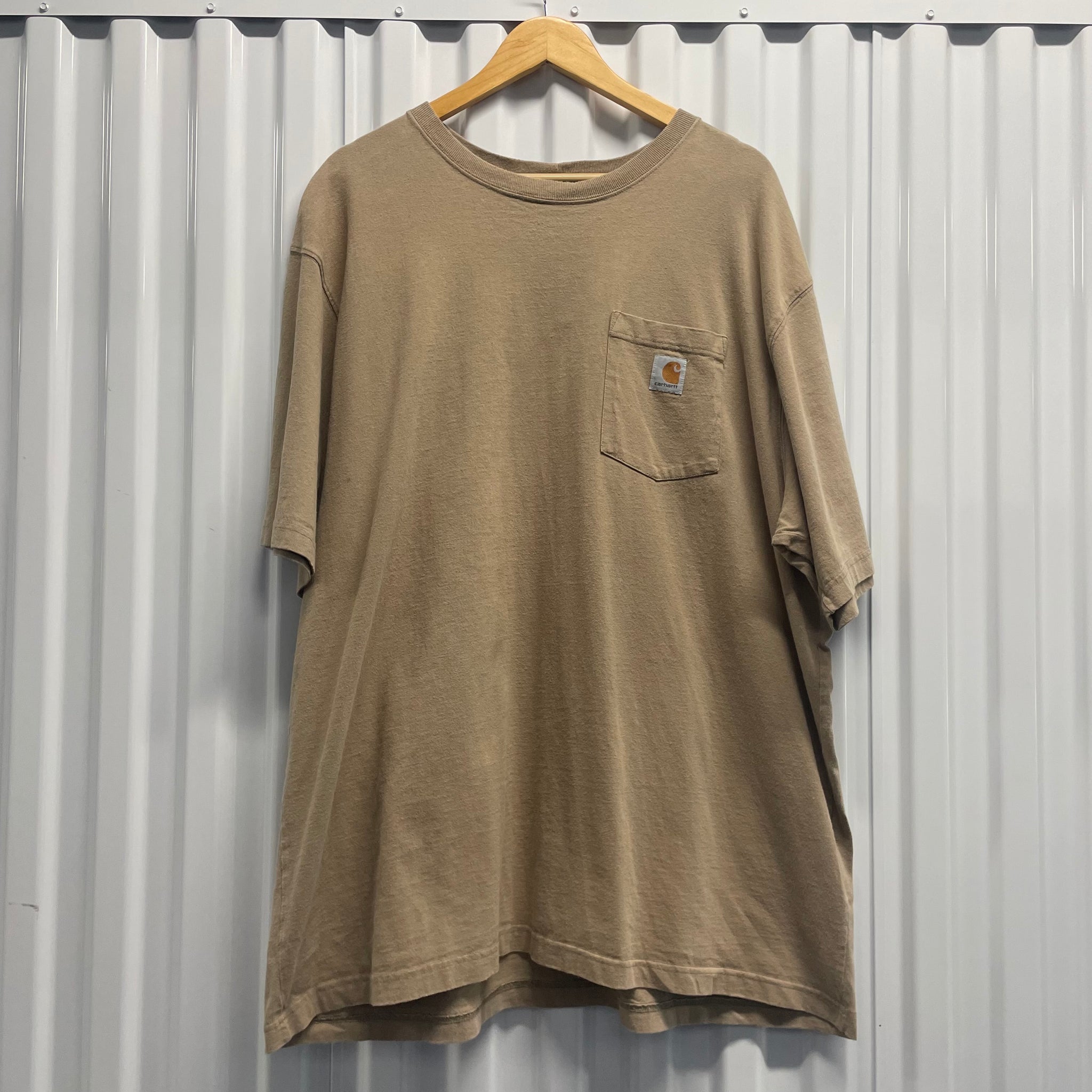 Tan Carhartt Pocket Tee