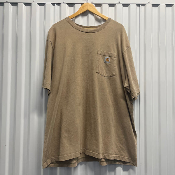 Tan Carhartt Pocket Tee