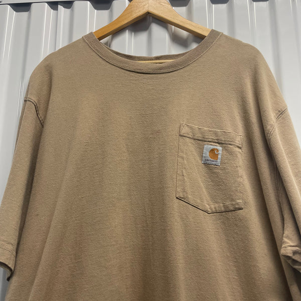 Tan Carhartt Pocket Tee