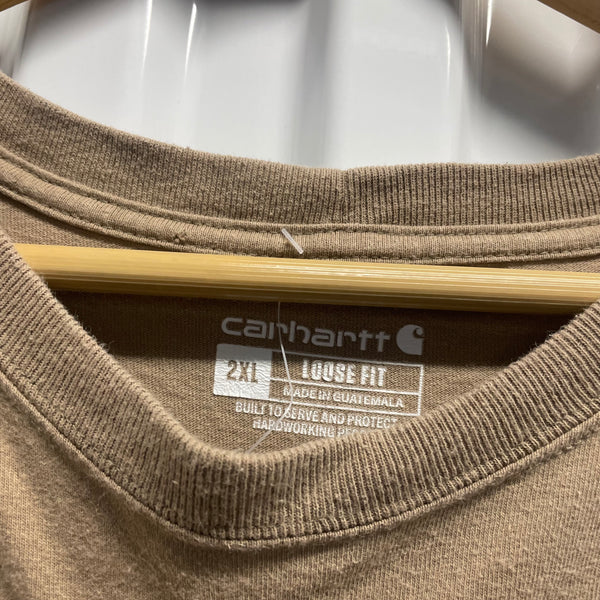 Tan Carhartt Pocket Tee