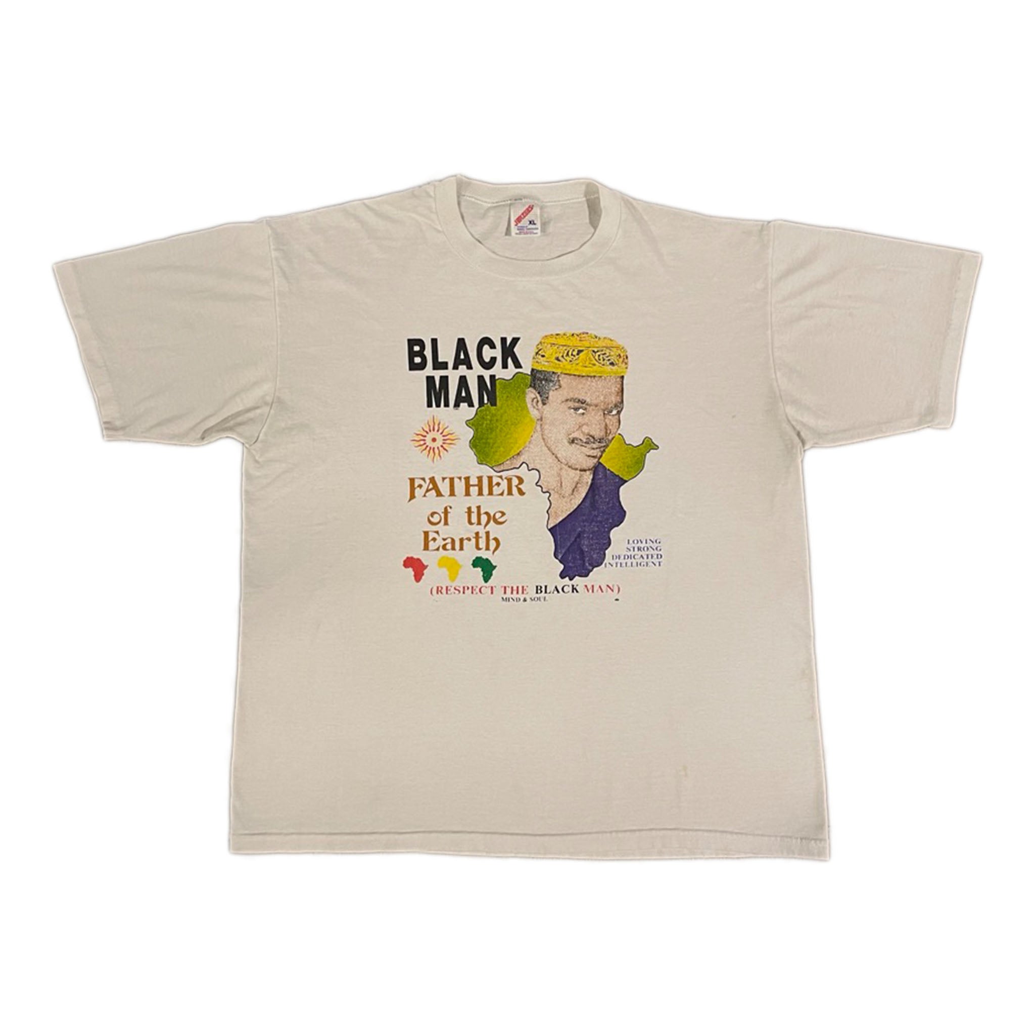 Black Man Father of the Universe Vintage Tee (XL)